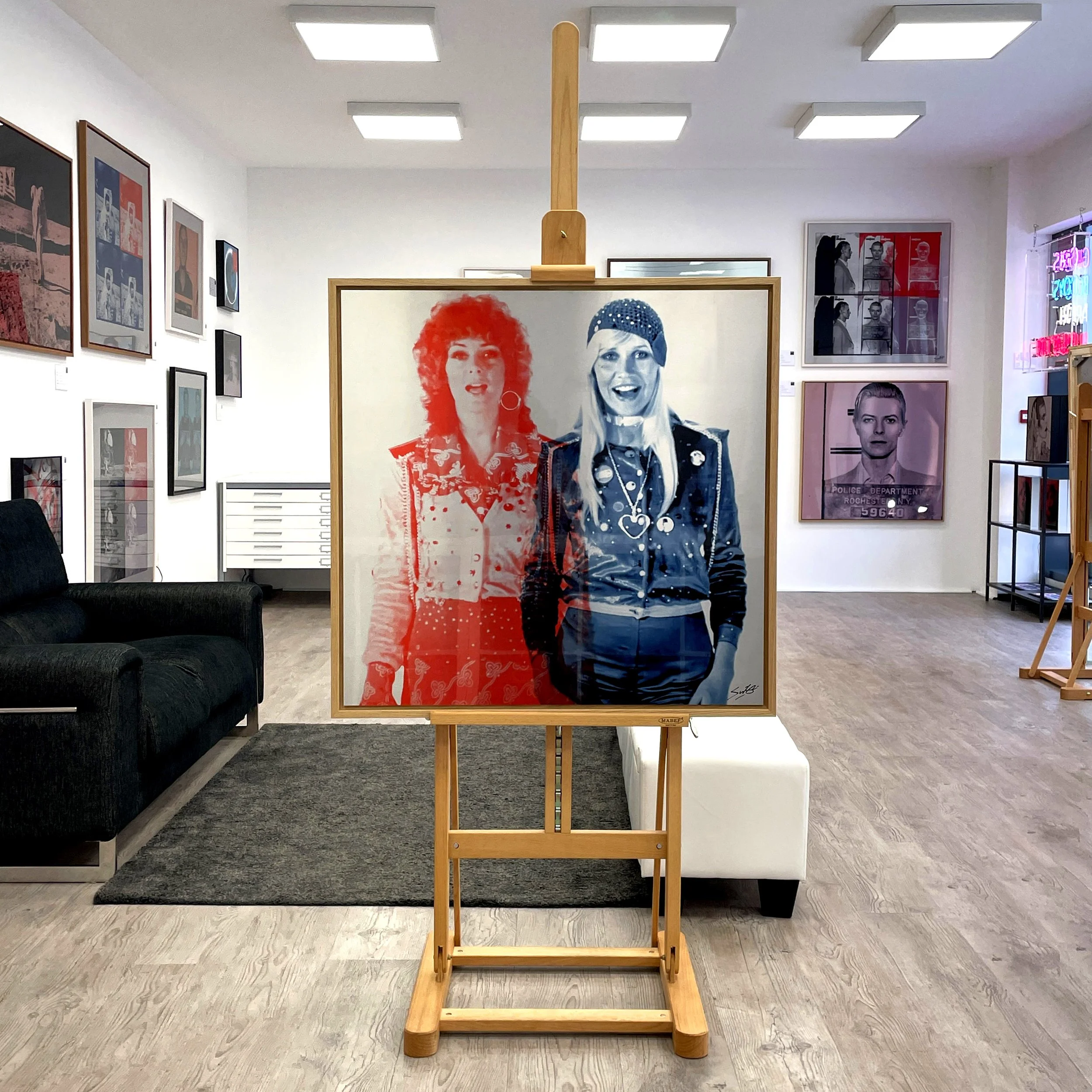 Abba contemporary pop-art for sale in aluminum by artist Louis Sidoli