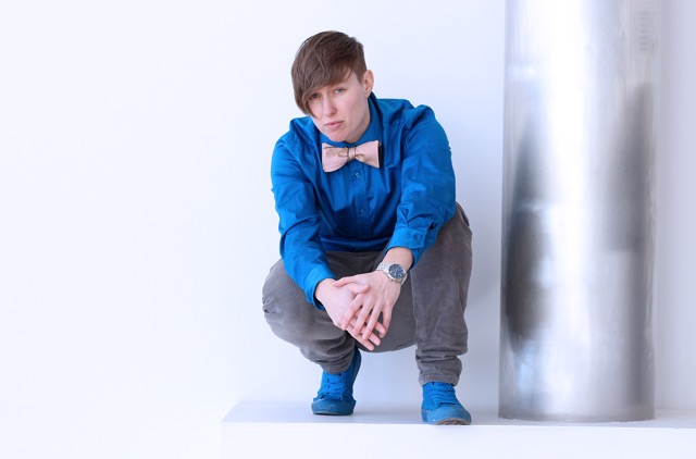 Modelling for Jack Jackson, owner and founder of alljackedup inc., and their Ties to Love Campaign. 