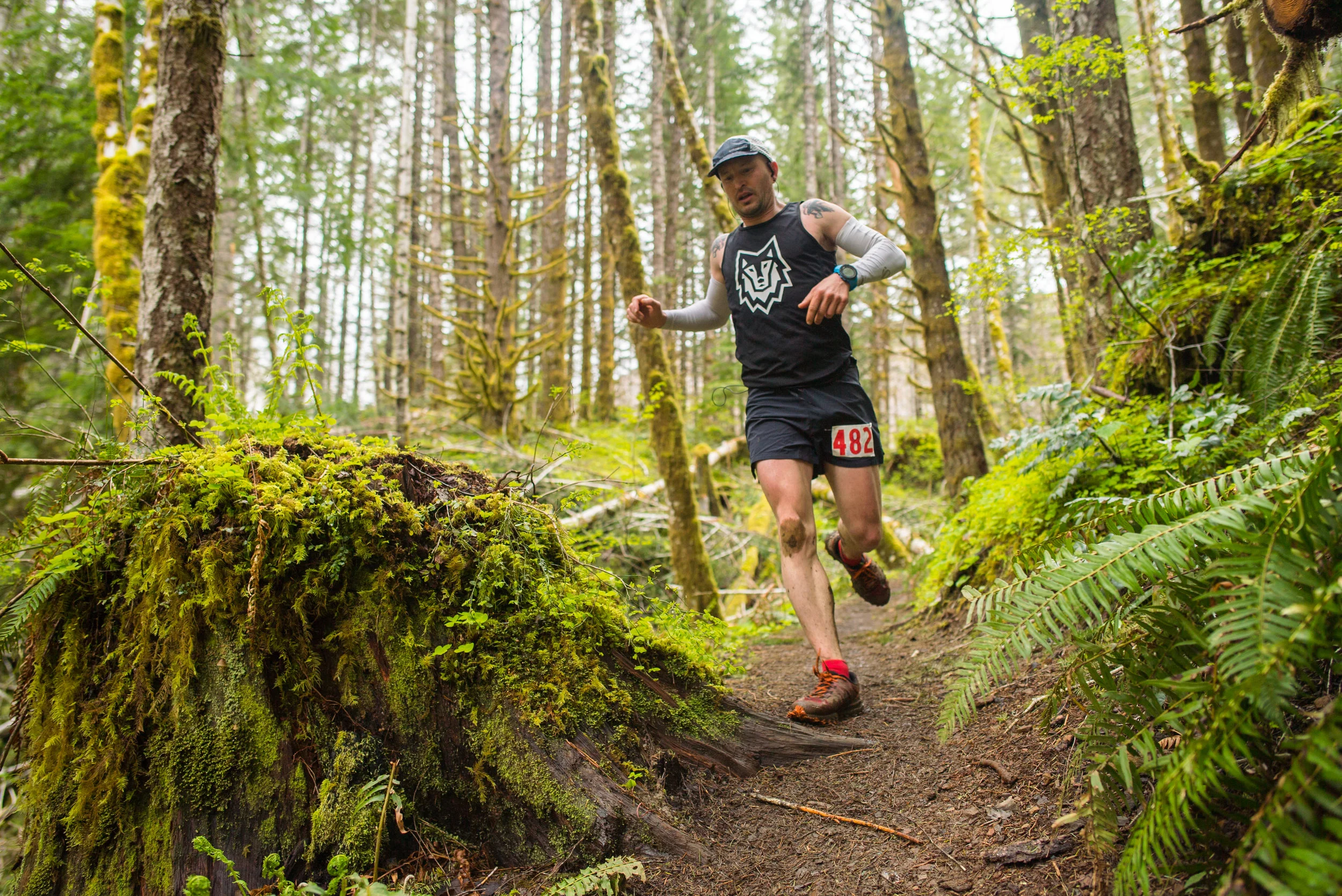 En Route to University Falls - Tillamook Forest, Banks, OR - Tillamook Burn 50k. Feeling like sludge