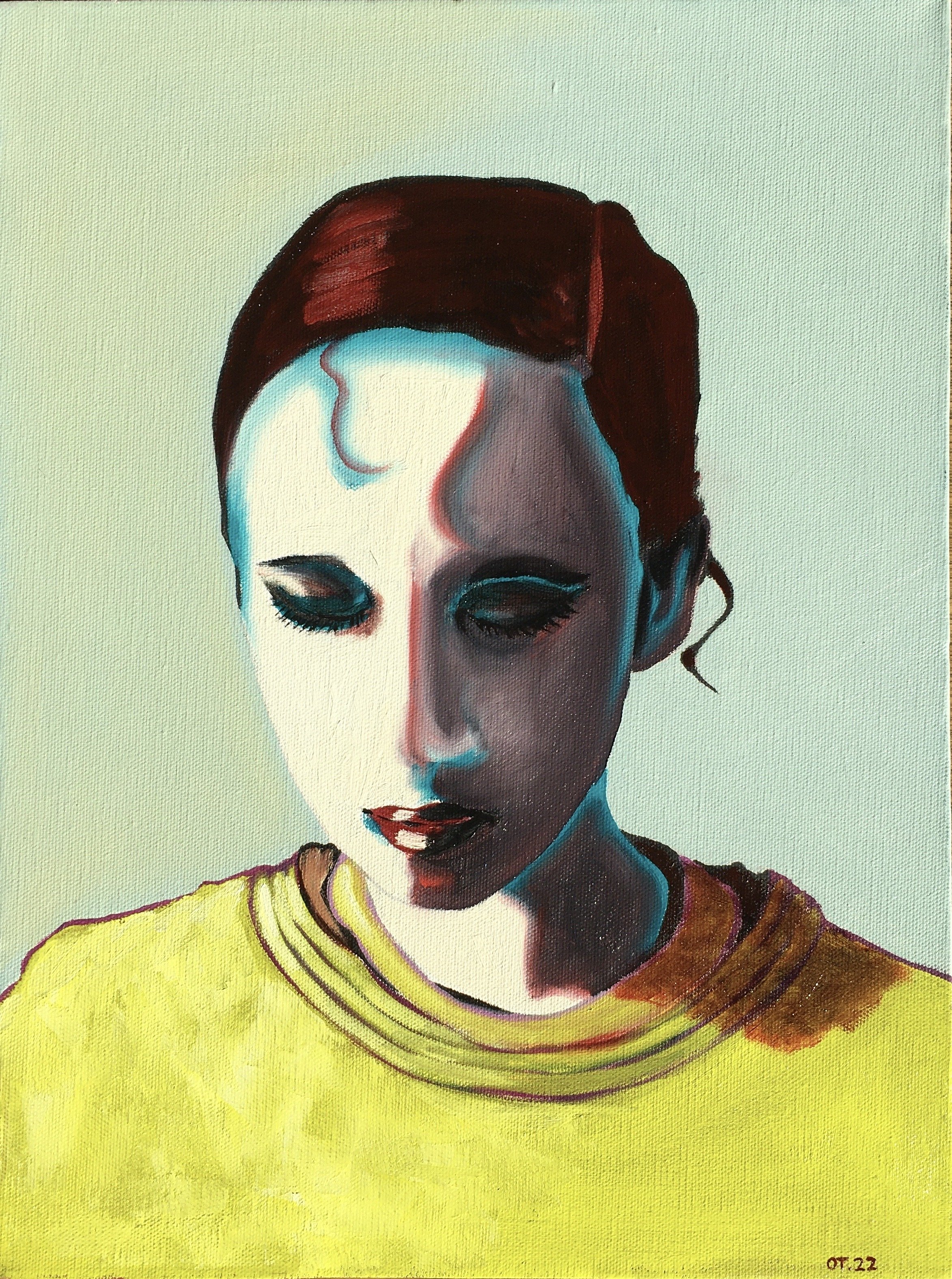 Sophie circa 2015, oil on canvas, 40x30 cm., 2022