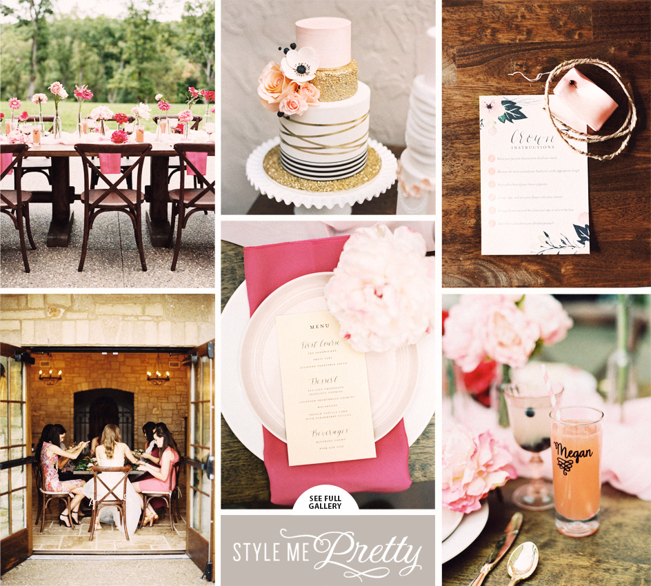 Photography: Untamed Heart Photography | Coordination: Mr. & Mrs. Wedding Events | Floral Design: Les Bouquets | Cake: De La Creme | Stationery: Paperkeet | Catering: Patty Long Catering | Hair And Makeup: Danielle Style | Calligraphy: Red Calligraphy | Wedding Venue: Silver Oaks Chateau | Publisher: Style Me Pretty ( November 9, 2015 )