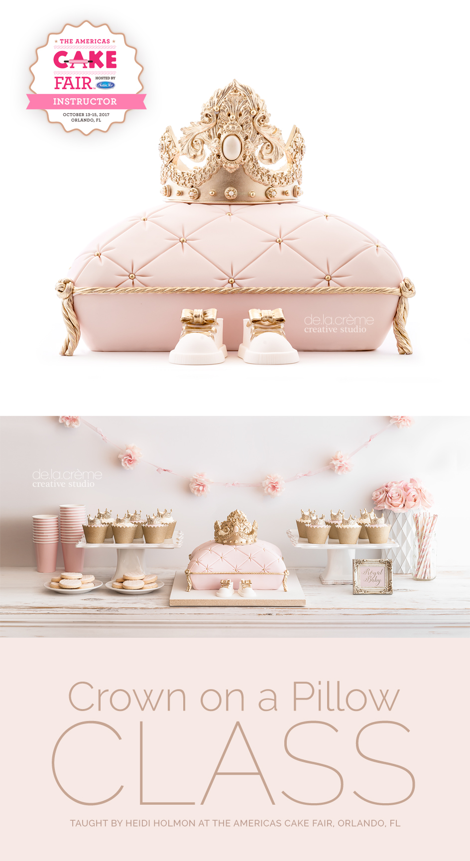Royal Baby Shower in French Pink — De la Studio