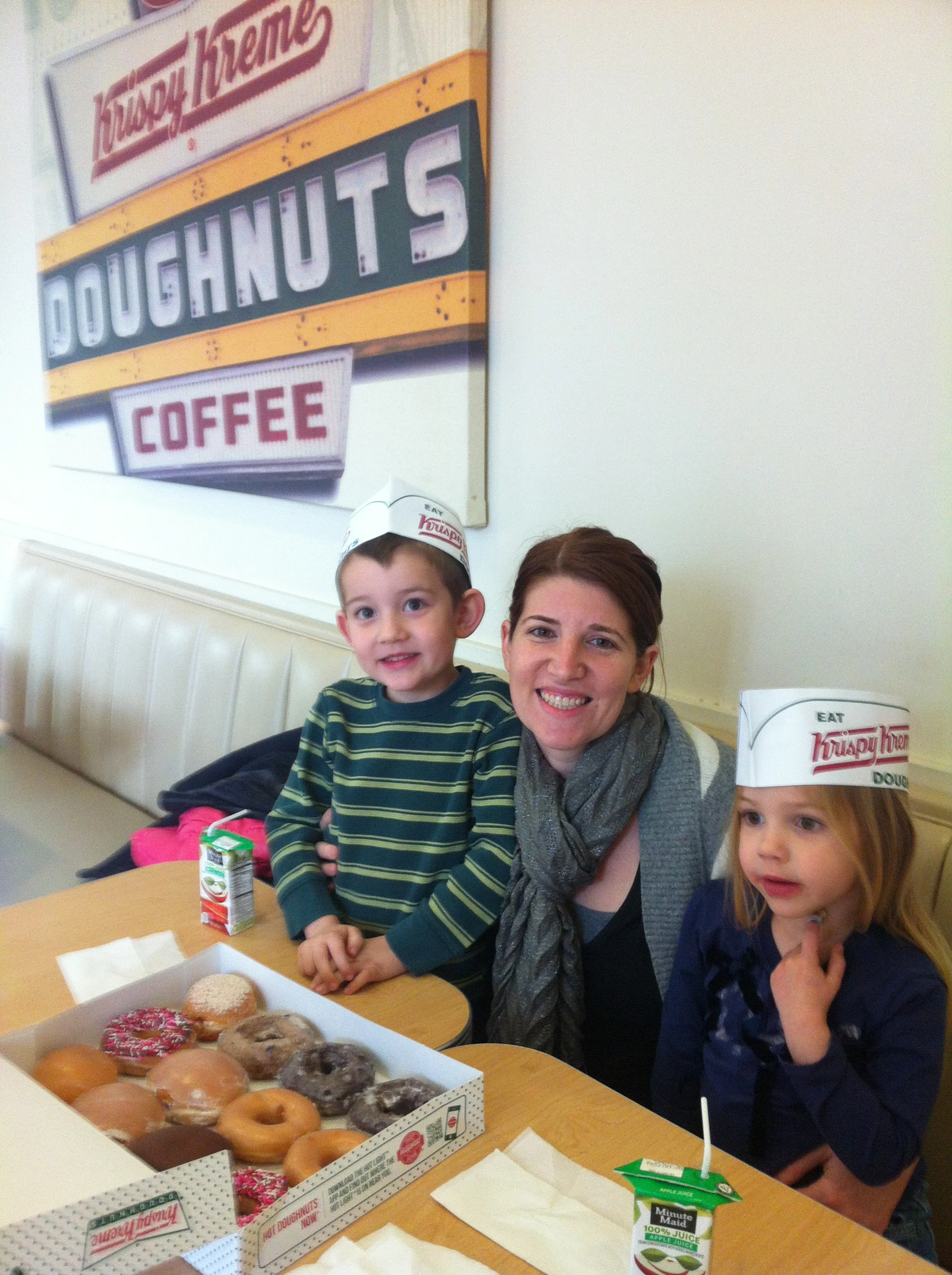 Happiness is doing what you love. And doughnuts. They always help.