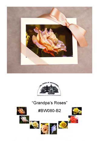 "Grandpa's Roses"     #BW080-B2