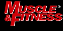 Muscle and Fitness logo, Mike Aidala featured in Muscle and Fitness