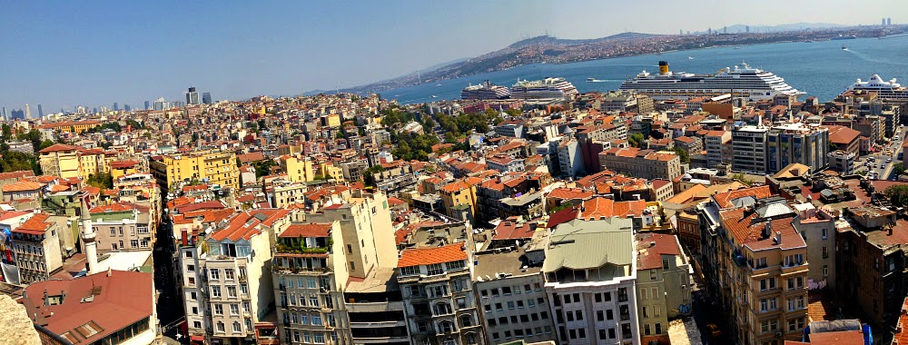 The view from Galata tower