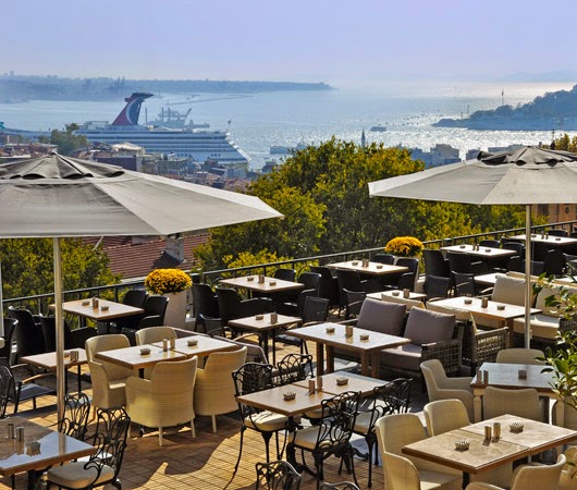 Overlooking the Bosphorus at Midpoint