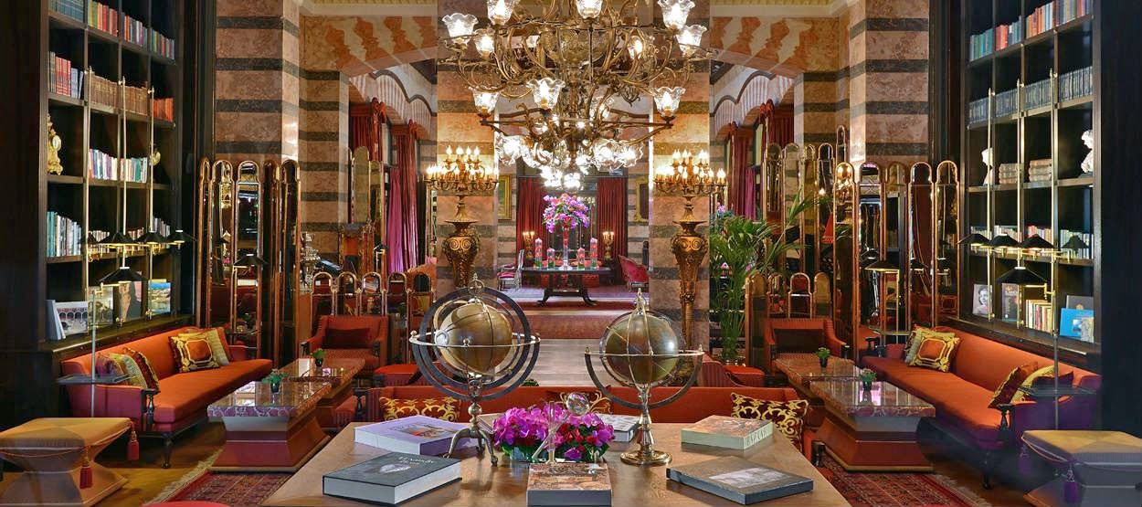 The lobby at Pera Palas