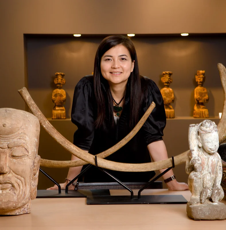The Taiwan-born designer in her Boston studio.