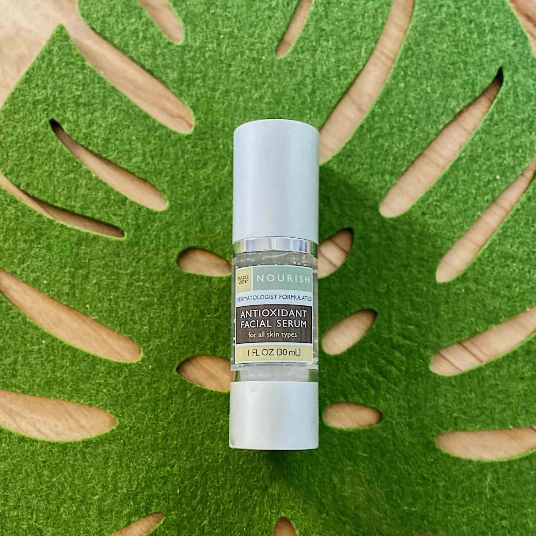 REVIEW: Trader Joe's Nourish Antioxidant Facial Serum