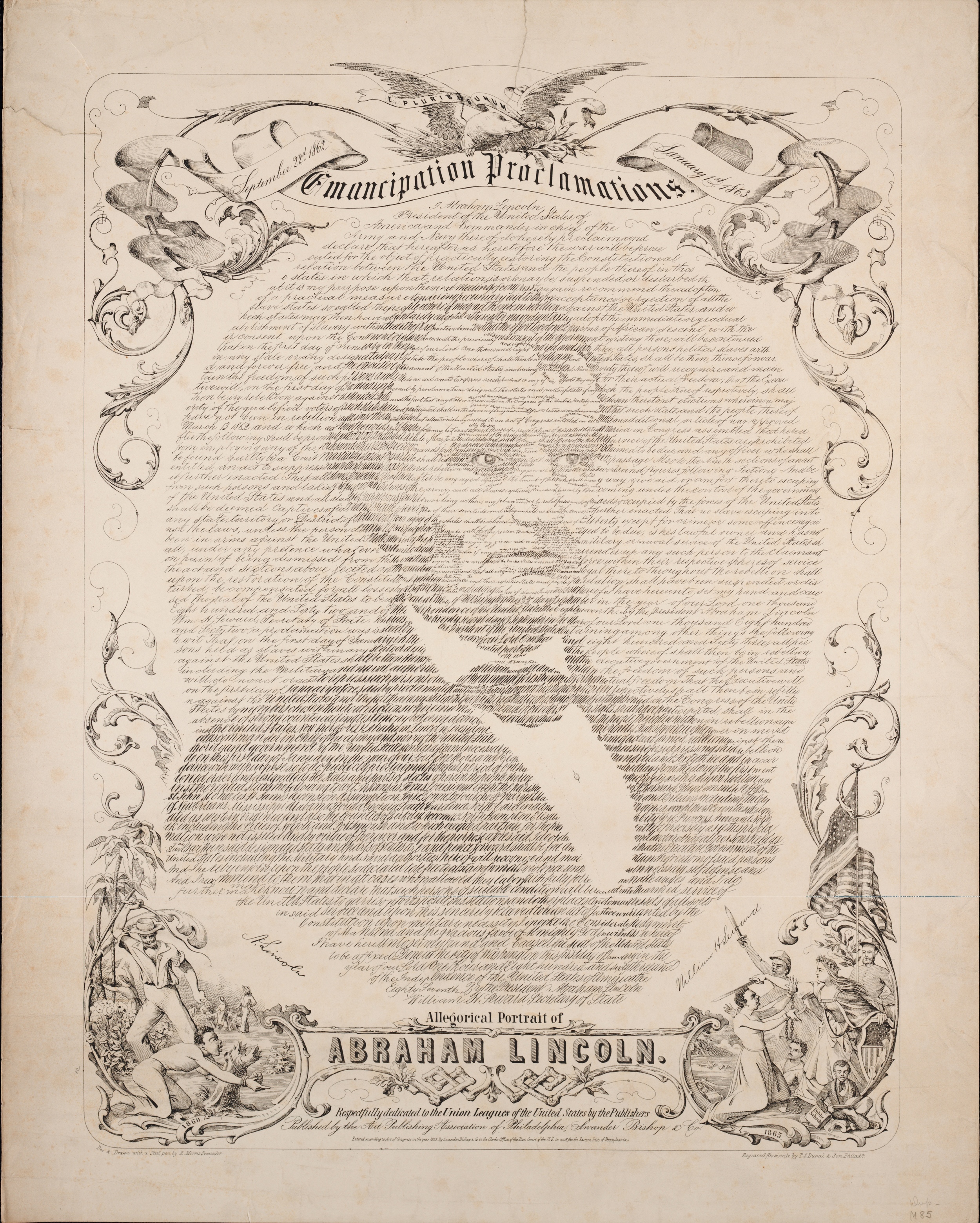 An Allegorical Portrait of Abraham Lincoln