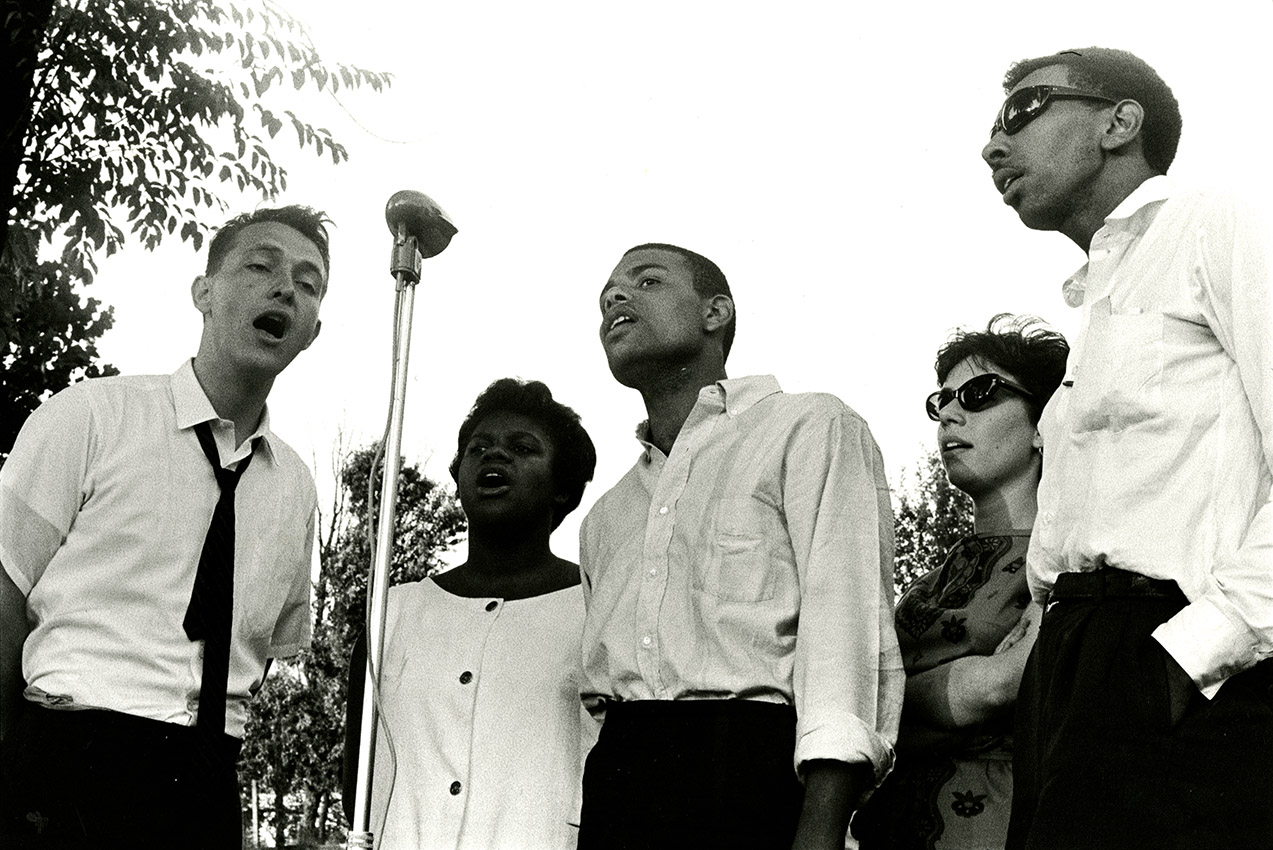 SNCC Members at the Danville Rally, Danville, VA, 1963