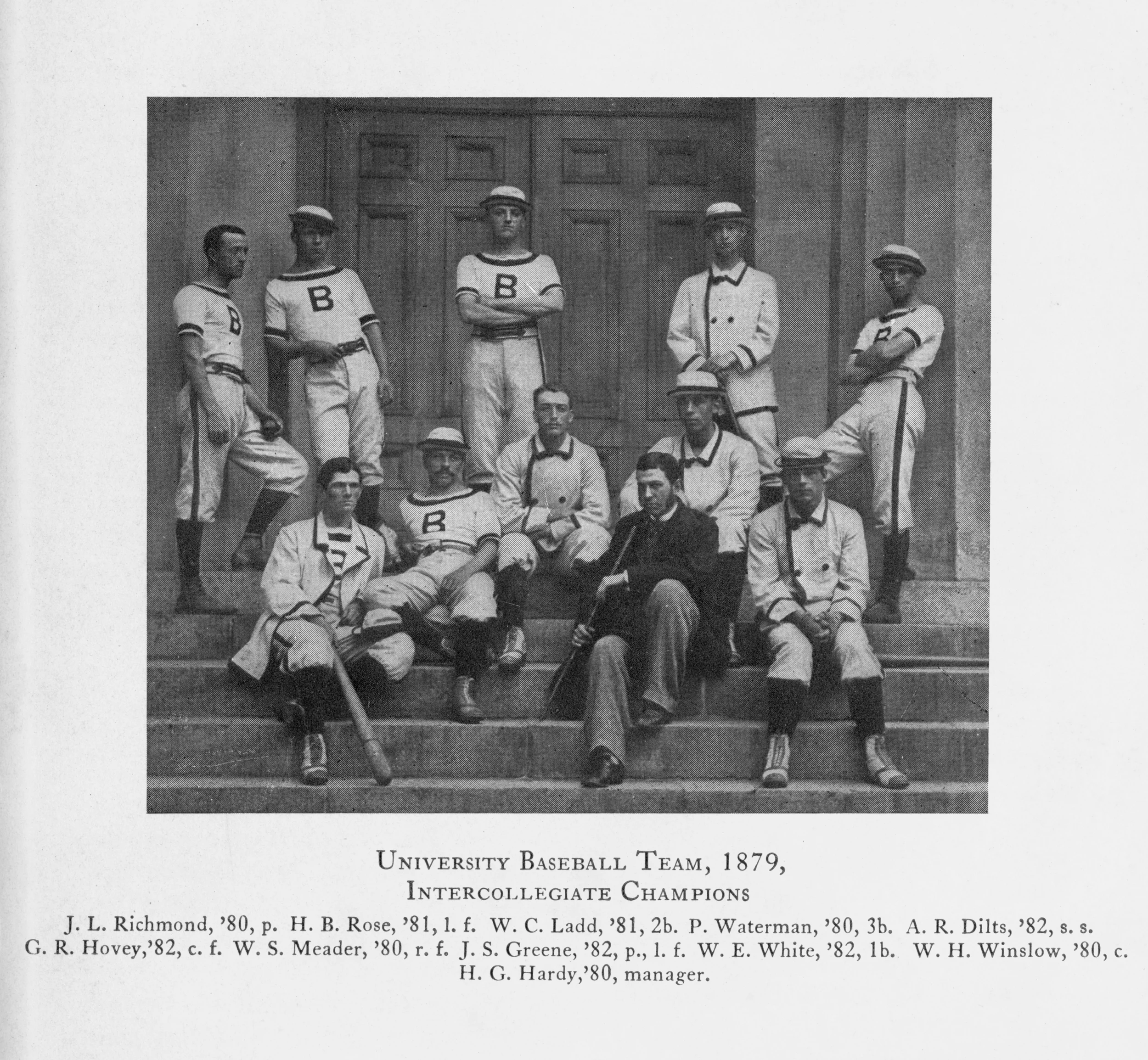 Brown University Baseball Team, 1879