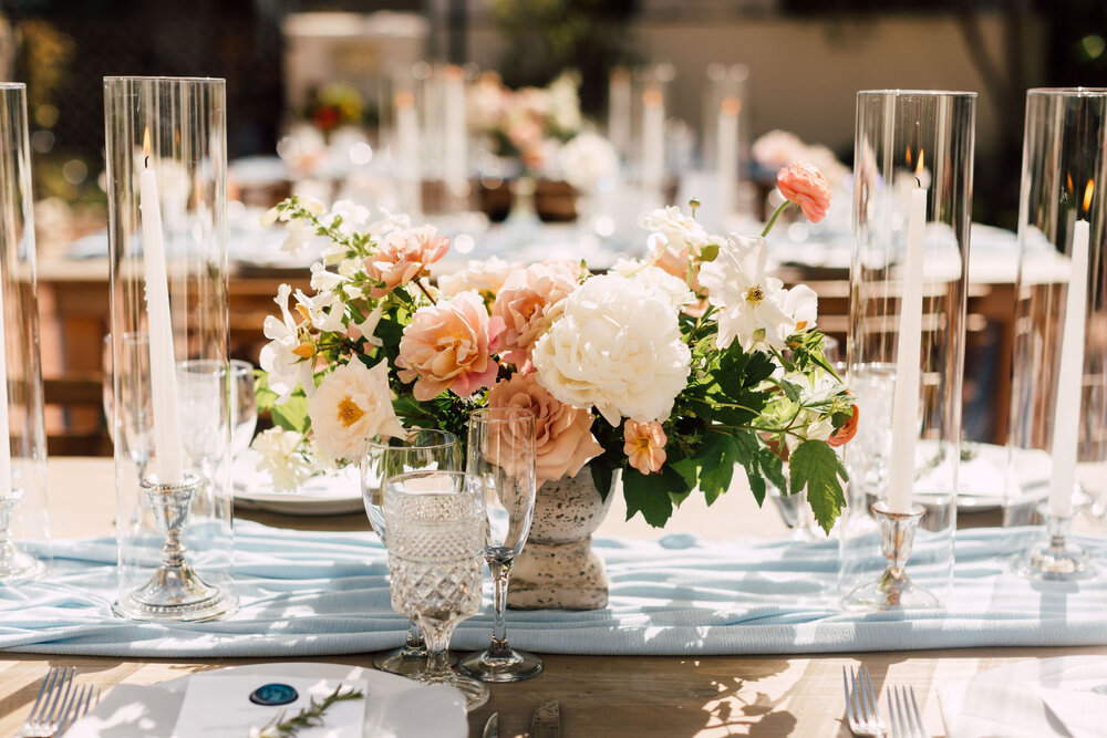 peony centerpiece