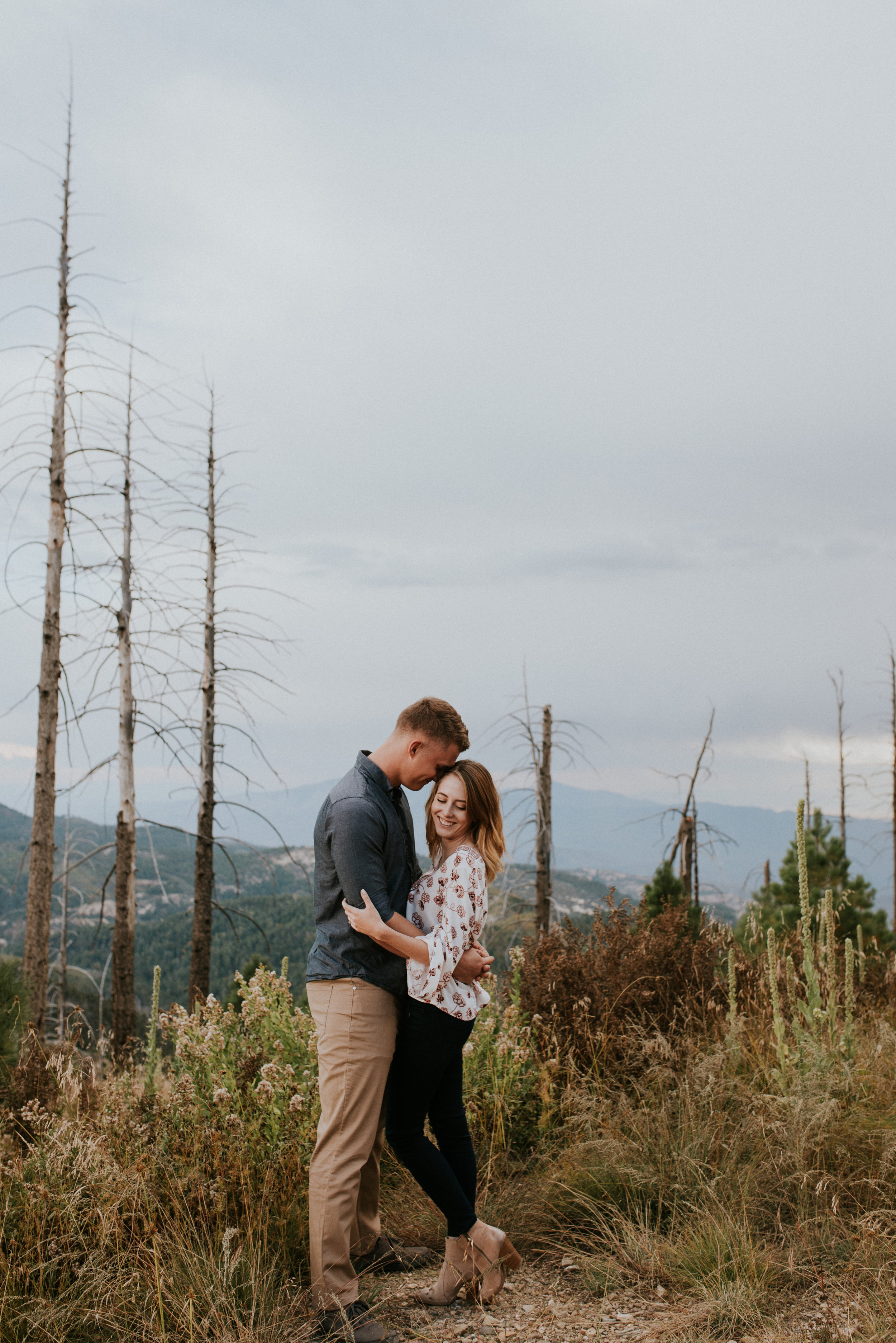 Fall Stormy Engagement Session Mount Lemmon-15.jpg