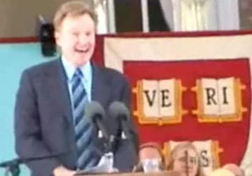 Conan O'Brien: 'Success is like a bright white tuxedo', Harvard - 2000