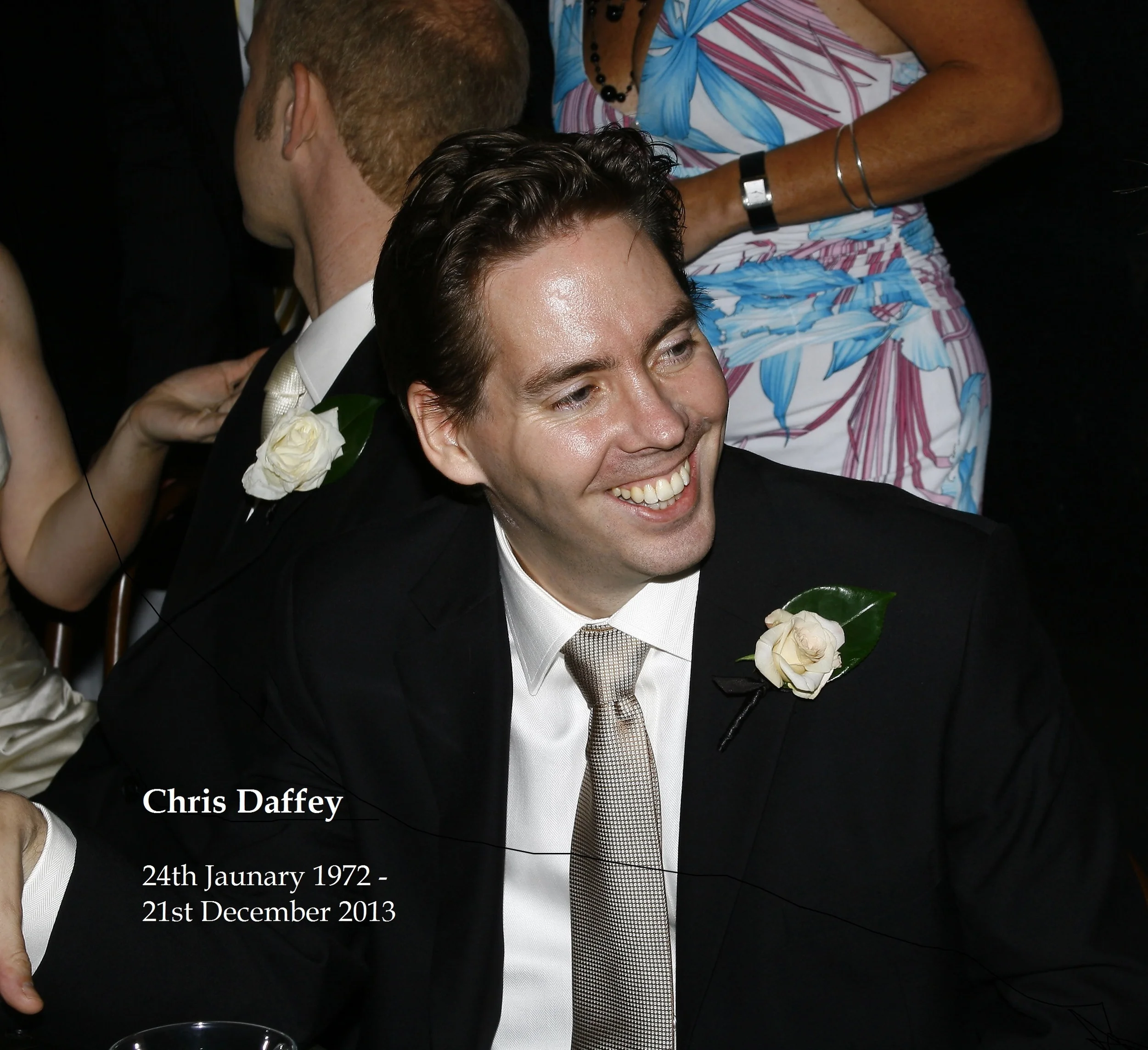 For Chris Daffey: 'I’m not ready for goodbyes when the jokes have run out', by Tony Wilson - 2014