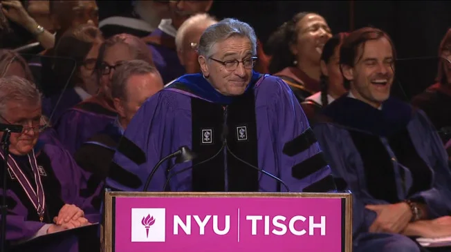 Robert De Niro: 'You made it!  And you’re f*cked!’, TISCH School of the Arts - 2015