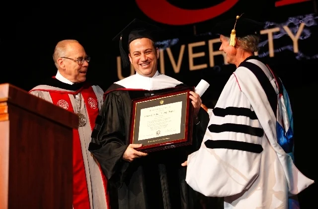 Jimmy Kimmel: 'I worked harder on this speech than on all the homework that I had at UNLV' - UNLV, 2013 