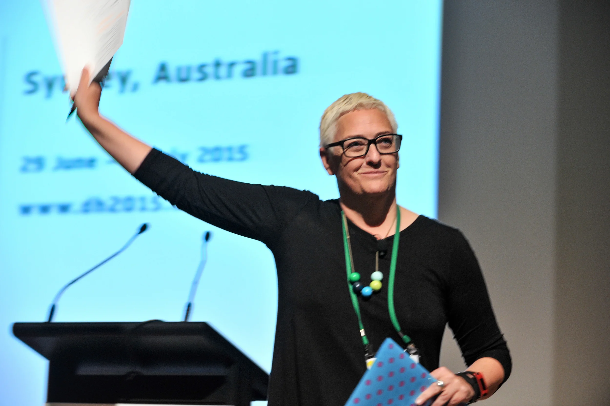 Deb Verhoeven: 'Has anyone seen a woman?', Digital Humanities Conference - 2015