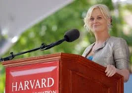 Amy Poehler: 'I don't have many answers, just questions. Specifically, when I use Facetime ...' Harvard, 2011