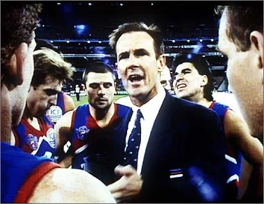 Terry Wallace: 'I'll spew up!' speech, versus Collingwood, The Year of the Dogs - 1996