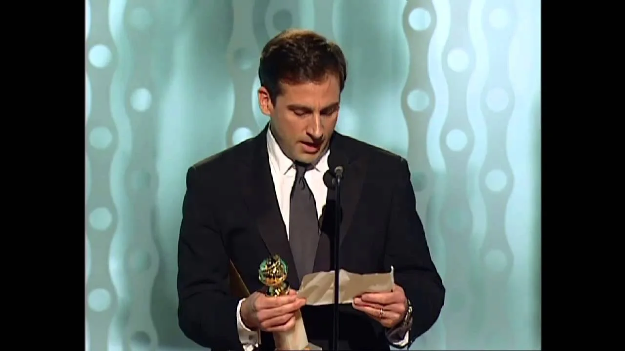 Steve Carell: 'I didn't write anything. However, my wife did and handed me something. Um... ', Best Actor, Golden Globes - 2006