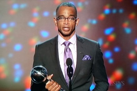 Stuart Scott: 'So, live. Live! Fight like hell!', Jimmy V Perseverance Award, ESPYs - 2014