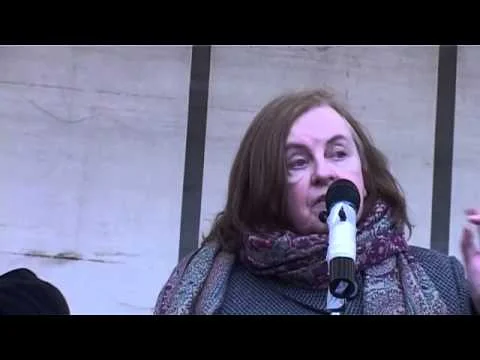 Bernadette (Devlin) McAliskey: 'We still have internment without trial!' Bloody Sunday March - 2013