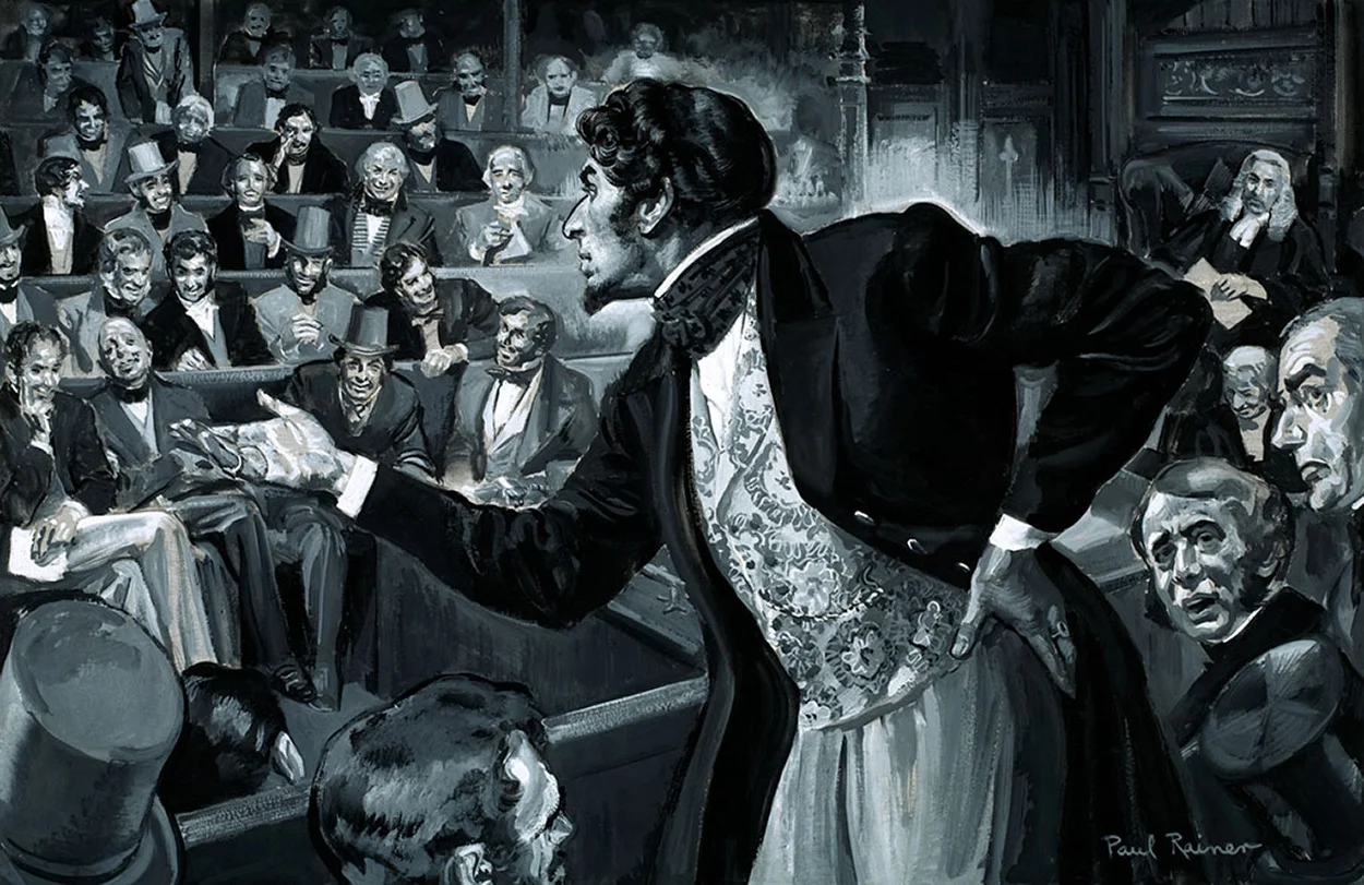 Benjamin Disraeli: 'Though I sit down now, the time will come when you will hear me,' maiden speech - 1837