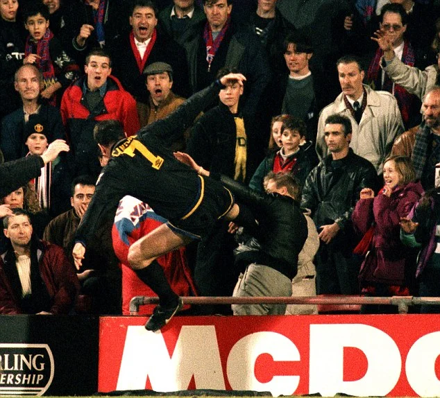 Eric Cantona: 'When the seagulls follow the trawler', post successful appeal Croydon Magistrates Court - 1995