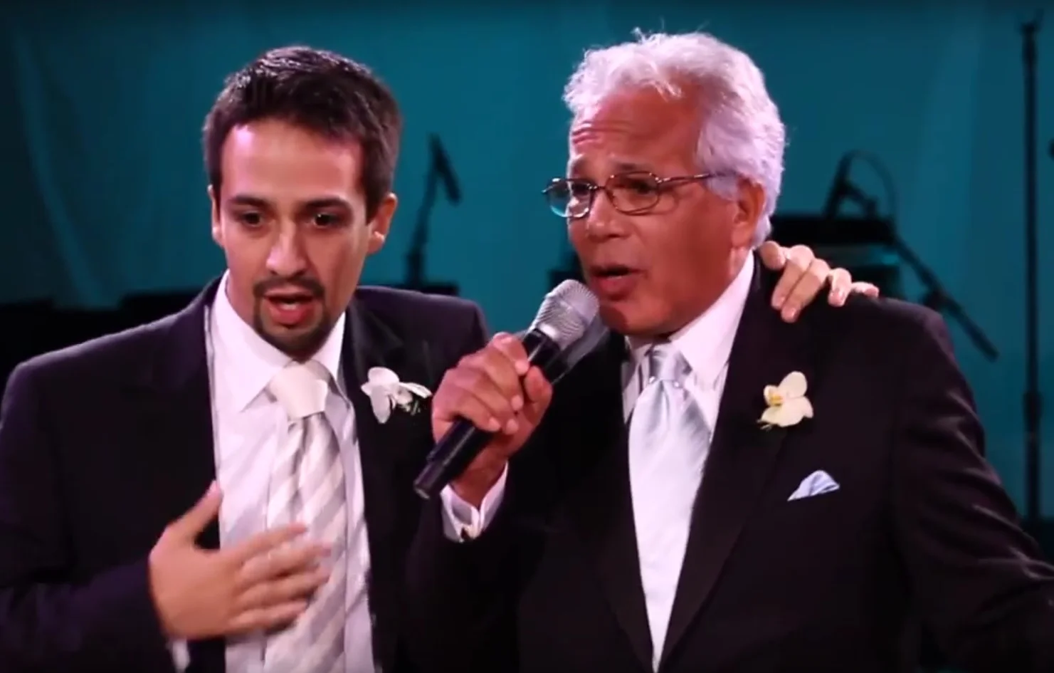 For Vanessa: 'To Life, to life, l'chaim', from groom Lin Manuel and extended family - 2010