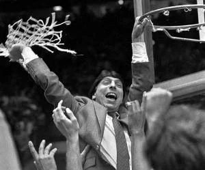 Jim Valvano: 'Cutting down the nets' - Million Dollar Round Table meeting - 1987