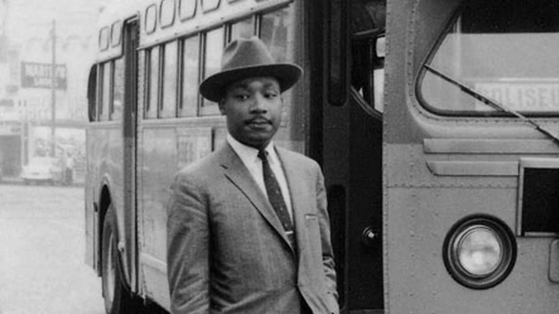 Martin Luther King: 'Mrs. Parks is a fine Christian person, unassuming, and yet there is integrity and character there', Montgomery Bus Boycott - 1955