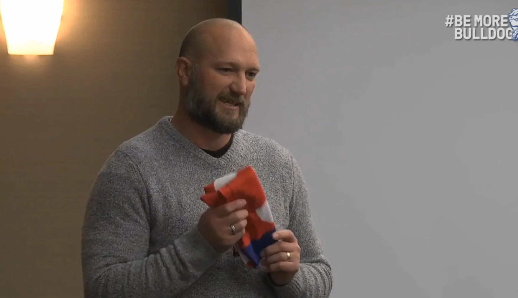 Danny Southern: 'They buried Steve with my number eight', jumper presentation, Roarke Smith - 2015