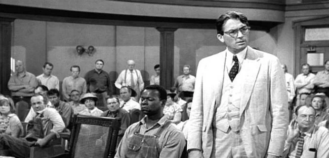 Gregory Peck (by Horton Foote):  'My pity does not extend so far as to her putting a man's life at stake', 'To Kill a Mockingbird' - 1962