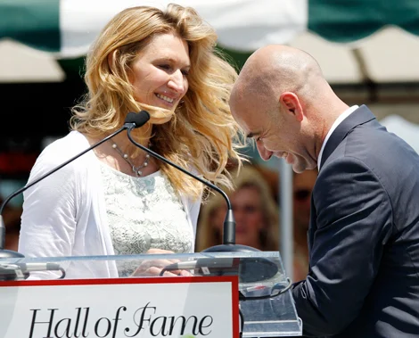 Andre Agassi: 'It’s no accident that tennis uses the language of life', International Tennis Hall of Fame - 2011