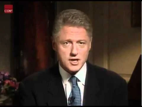 Bill Clinton: - "Indeed I did have a relationship with Ms Lewinsky that was not appropriate", Address to nation - 1998