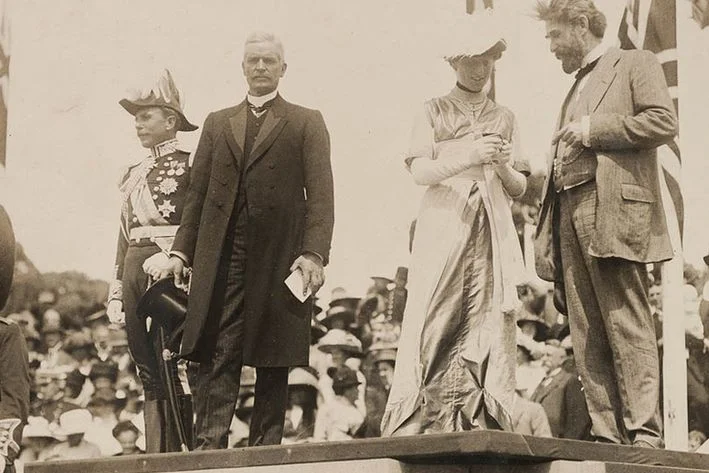 Andrew Fisher: 'To the last man and the last shilling', WW1 rally - 1914 