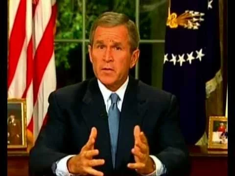 George W Bush: 'These acts shatter steel, but they cannot dent the steel of American resolve', Address to Nation, post 9-11 attacks - 2001