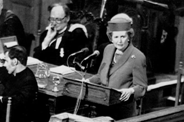 Margaret Thatcher: 'We are told [in the bible] we must work and use our talents to create wealth', The Sermon on the Mound - 1988 