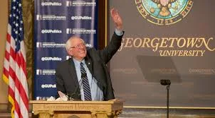 Bernie Sanders: 'So the next time you hear me attacked as a socialist, remember this', Georgetown University - 2015