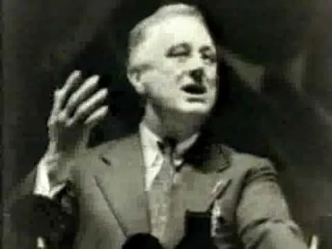 Franklin D Roosevelt: 'Let me warn you, and let me warn the nation', Democratic State Convention - 1936 