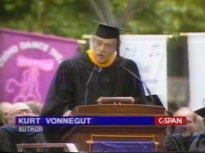 Kurt Vonnegut: 'Cigars are made of trail mix!', Agnes Scott College - 1999