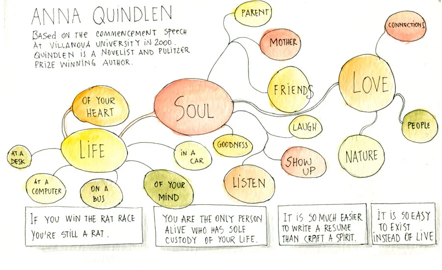 Anna Quindlen: 'Look at the view, young lady. Look at the view', Villanova University - 2000