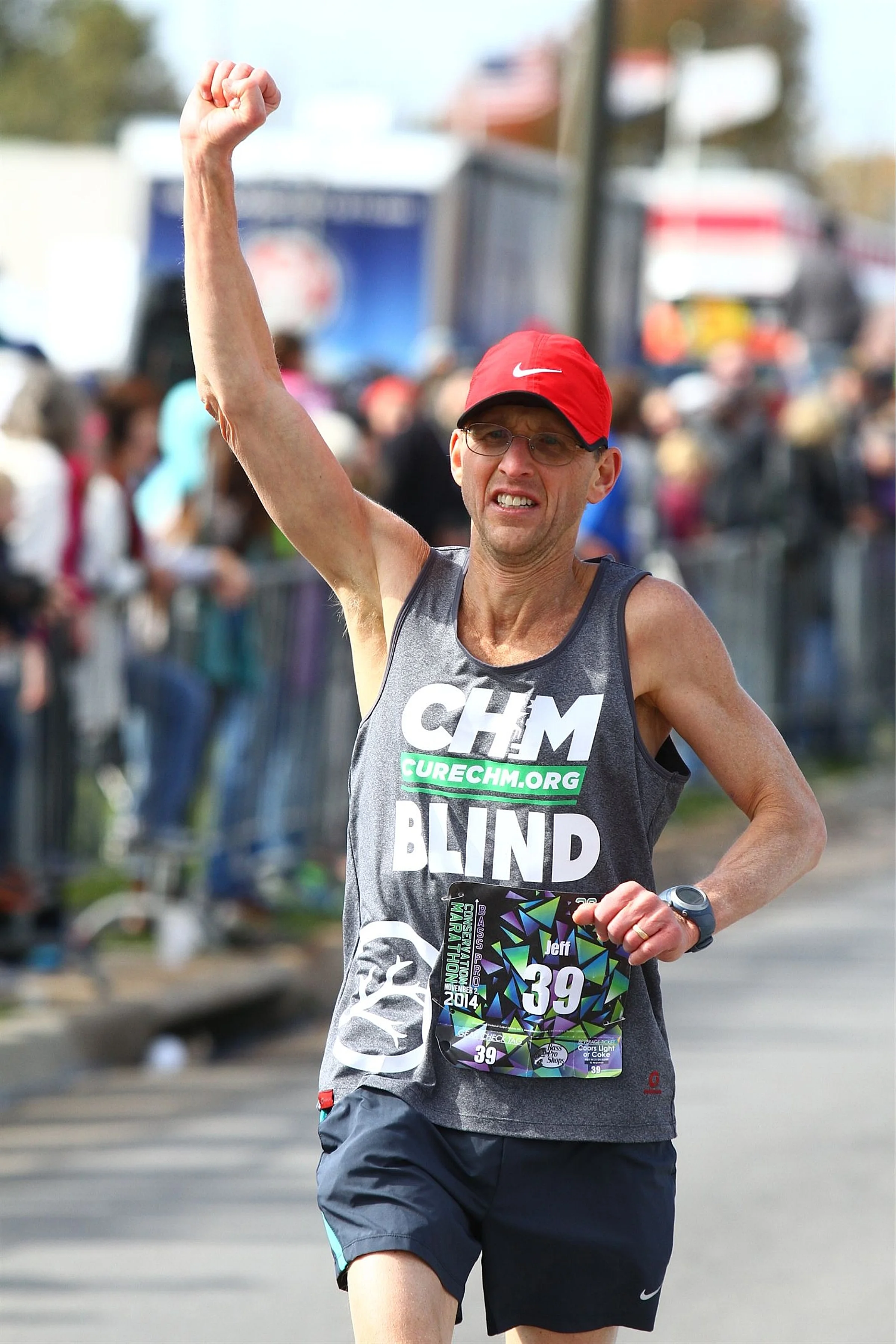 Jeff Benelli: I ran with a chip on my shoulder and tears in my eyes',' The Right Thing', Choroideremia Research Foundation keynote - 2012