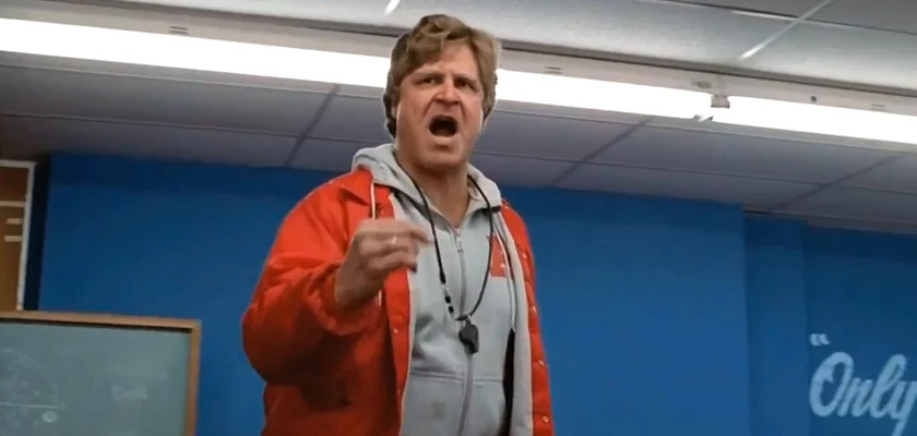 John Goodman (by Zacharias and Buhai): 'You just got your asses whipped by a bunch of goddamn nerds!', Revenge of the Nerds locker room speech - 1984