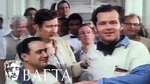 Jack Nicholson: 'As you people can see I’ve been institutionalized here in Oregon',BAFTA acceptance from set of 'Cuckoos Nest' - 1975