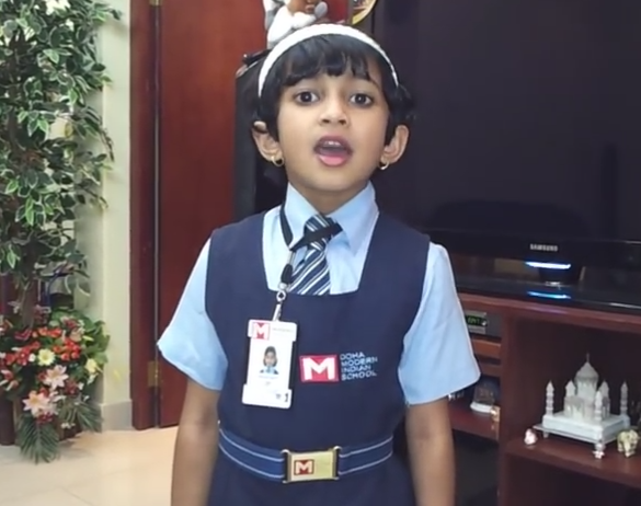 Venus Rinith: 'Great moments are born of great opportunity", kindergarten graduation speech - 2013