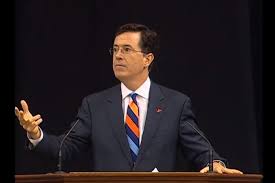 Stephen Colbert: 'The most impressive ranking of all is Playboy once again naming you the number one party school in America', UVA - 2013